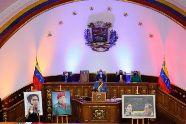 retorno del presidente Maduro al Parlamento