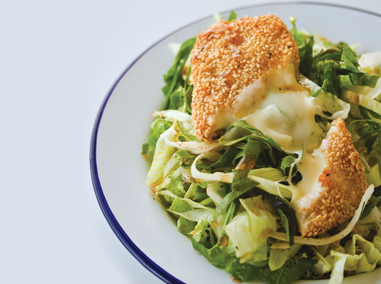 PAGPEnsaladaajonjol ensalada de lechuga con queso