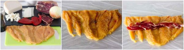 pechuga de pollo rellena