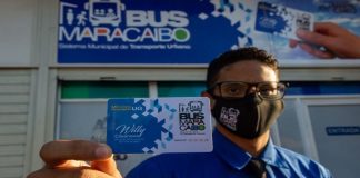 Activan pago electrónico Bus Maracaibo