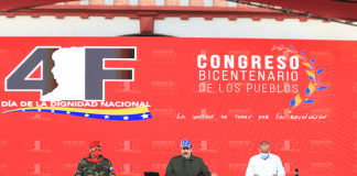 Maduro: "saludo este 4F a los combatientes leales a Chávez"