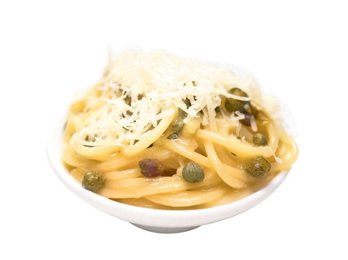 PAGalcaparras Espaguetis con salsa de alcaparras
