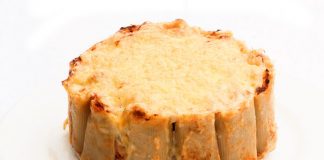 Canelones de pollo