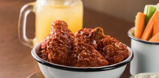 Alitas crujientes picositas