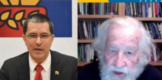 Canciller Jorge Arreaza-Noam Chomsky-medidas coercitivas