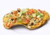 plátano horneado con vegetales