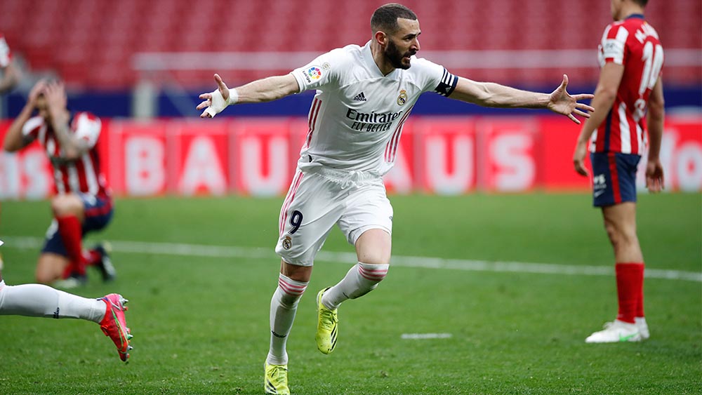 Real Madrid Benzema-Atletico de MAdrid Real Madrid Benzema-Atletico de MAdrid