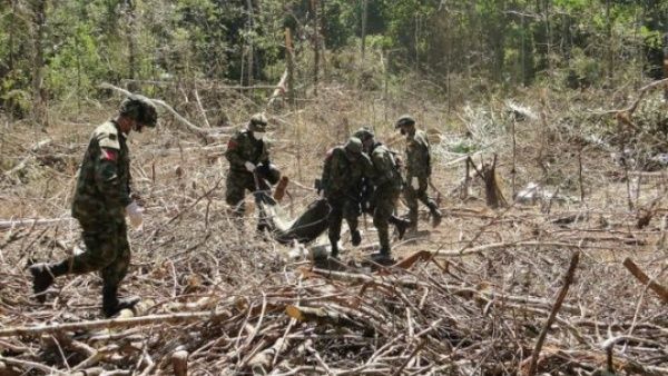 bombardeo en Guaviare