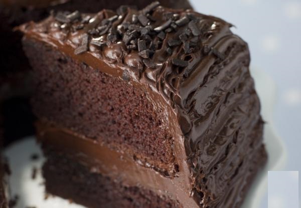 torta húmeda de chocolate
