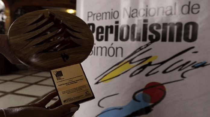 Premio Nacional de Periodismo Simón Bolívar 2021