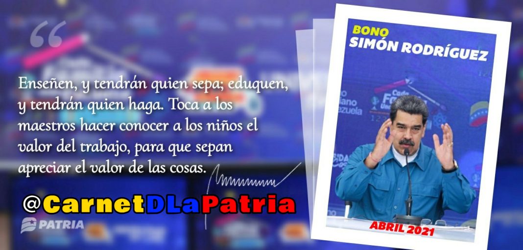Bono Simón Rodríguez Bono Simón Rodríguez