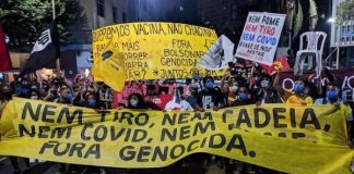 Brasileños protestaron