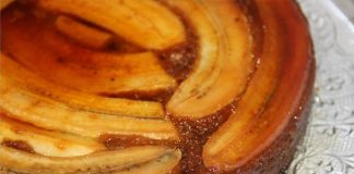 torta volteada de cambur