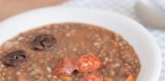lentejas caseras con chorizo