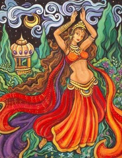 un rajá que se aburre-Odalisca