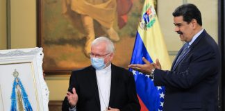 Pdte. Maduro exalta compromiso del Nuncio Apostólico con el diálogo en Venezuela Nuncio Apostólico