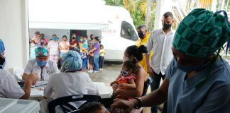 vacunación en Ciudad Plaza