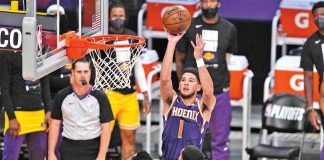 Phoenix-dejó a Lakers en el camino