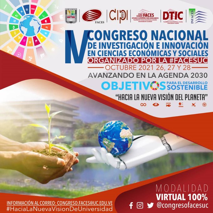 E3akbhGXMAMfyEP FACES-UC en modo de IV Congreso: “una nueva visión del planeta"