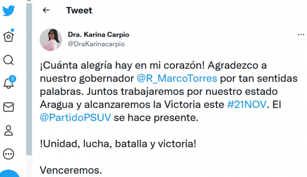 Candidaturas a las alcaldías en algunos municipios