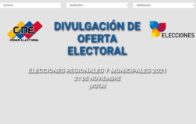 lista oficial de candidatos