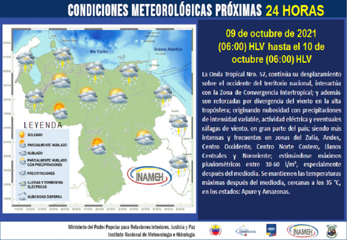 Inameh 9 octubre