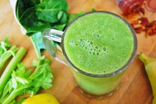 jugo de espinacas