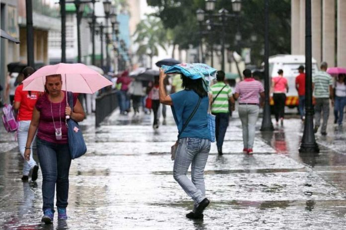 Lluvias de intensidad variable