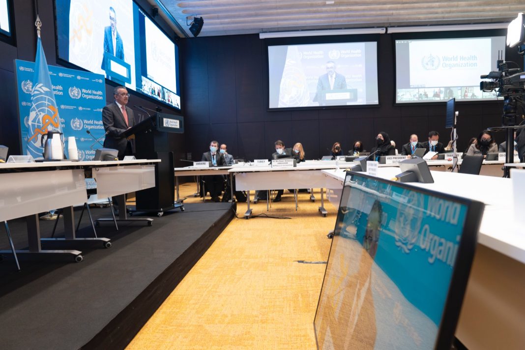 Asamblea Mundial de la Salud-AMS-Omicrón