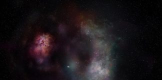 agua en una galaxia