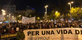 españoles protestan