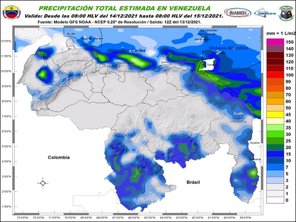 inameh Lluvias dispersas