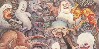 la procesión de los 100 espíritus-detalle