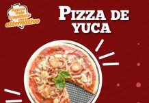 pizza de yuca