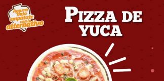 pizza de yuca