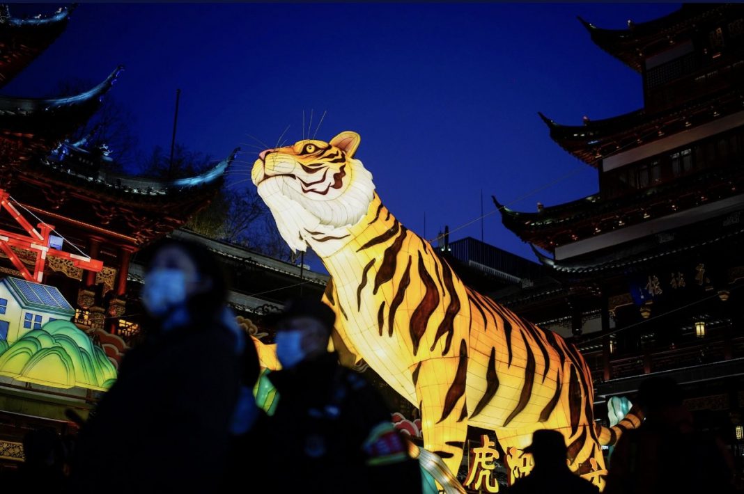 China-Año Nuevo Lunar-Tigre de agua