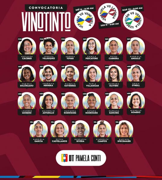 Vinotinto Femenina