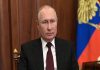 Putin: Operación militar rusa es «una medida obligada» Vladimir Putin