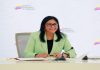 Vicepresidenta Delcy Rodríguez lidera reunión con CBST en Caracas