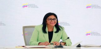 Vicepresidenta Delcy Rodríguez lidera reunión con CBST en Caracas