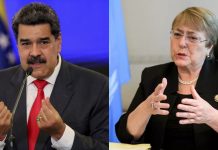 Maduro y Bachelet evalúan aumentar la asistencia técnica para garantizar la paz
