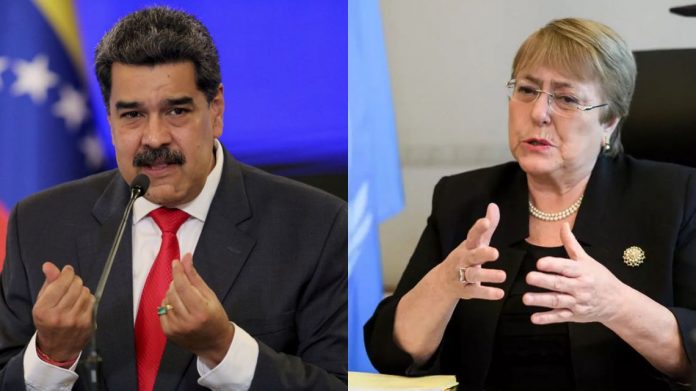 Maduro y Bachelet evalúan aumentar la asistencia técnica para garantizar la paz