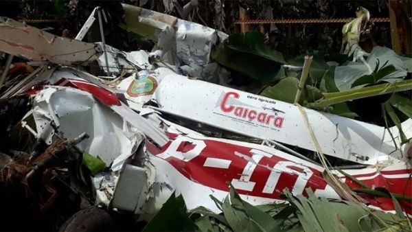 Muere piloto tras accidente aéreo en Brasil Muere piloto tras accidente aéreo en Brasil