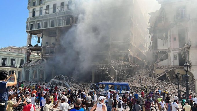 Cuba Explosión en Hotel Saratoga
