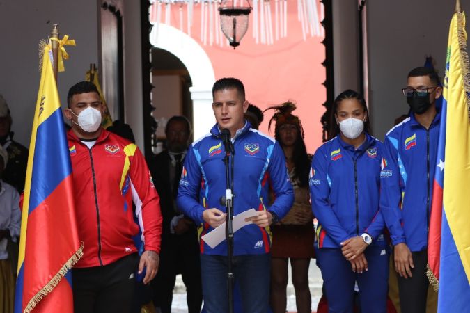 Abanderados atletas venezolanos