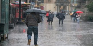 nubosidad con lluvias