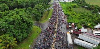 Caravana de 10 mil migrantes