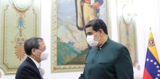 Pdte. Maduro sostuvo encuentro en Miraflores con el embajador chino