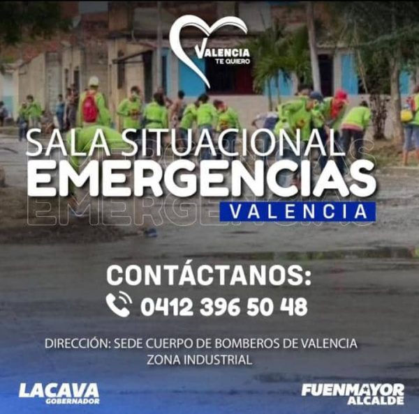 ciclón tropical-contacto emergencias-carabobo