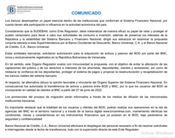 Compra del BOD